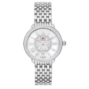 MICHELE Serein Mid Stainless Steel Diamond Watch